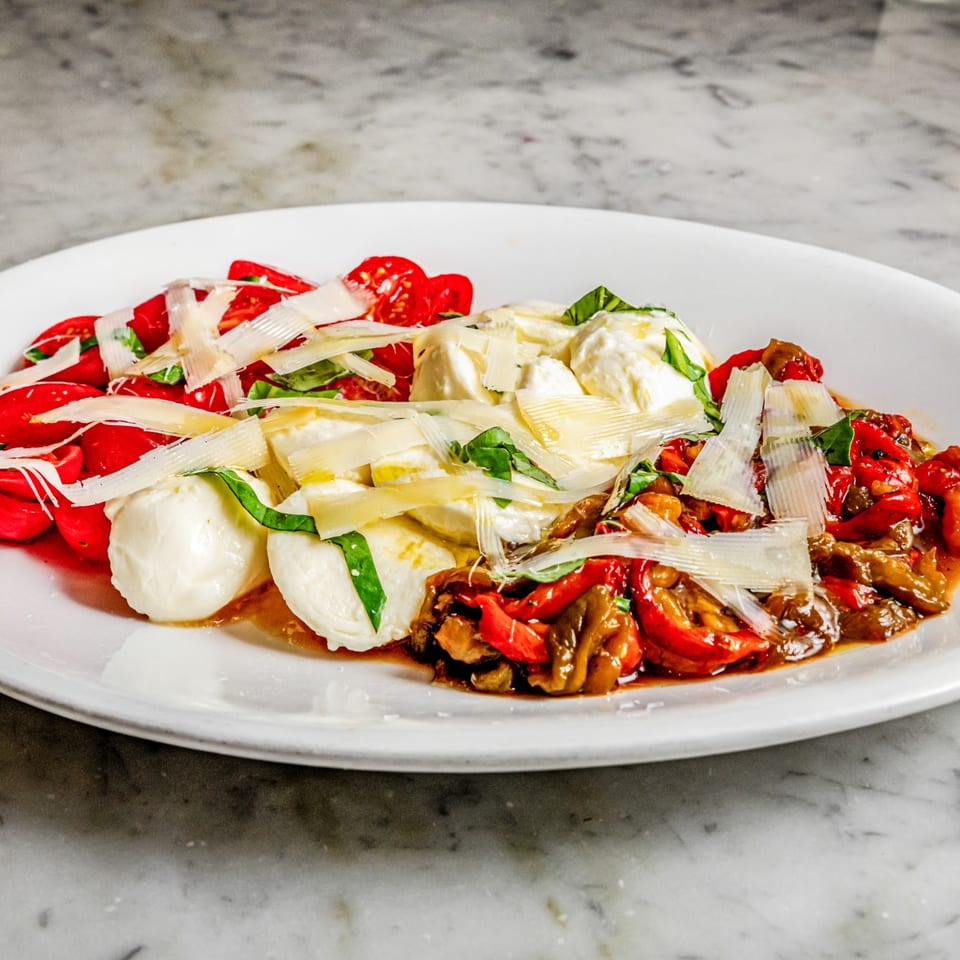 La Villa Caprese salad.