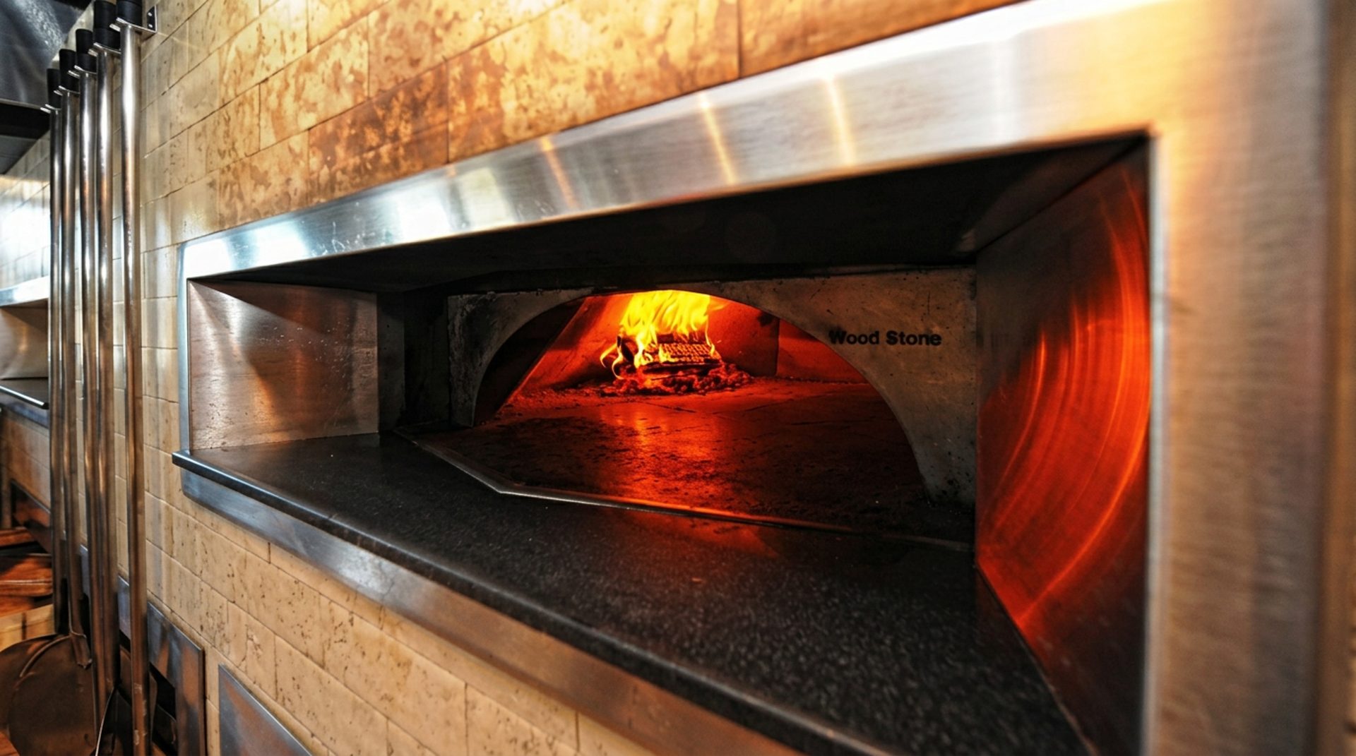 Wood-fired ovens at all four locations
