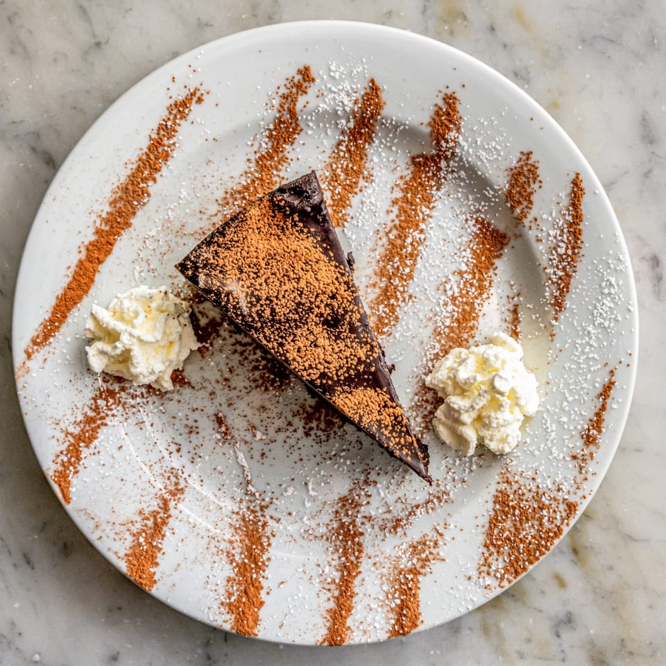 La Villa chocolate ganache cake.