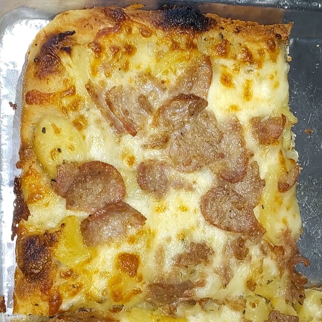 Sausage & potato.