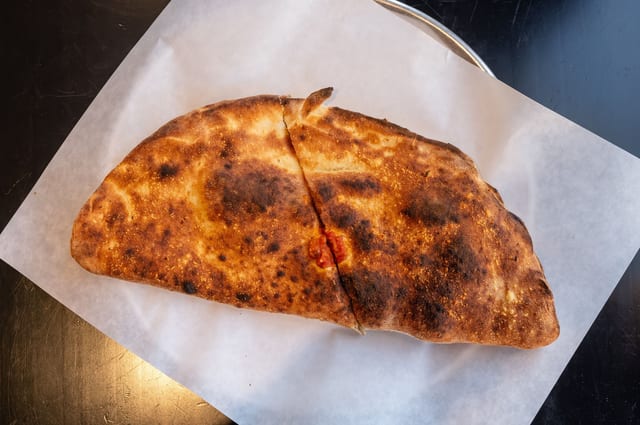 Broccoli Rapa calzone.